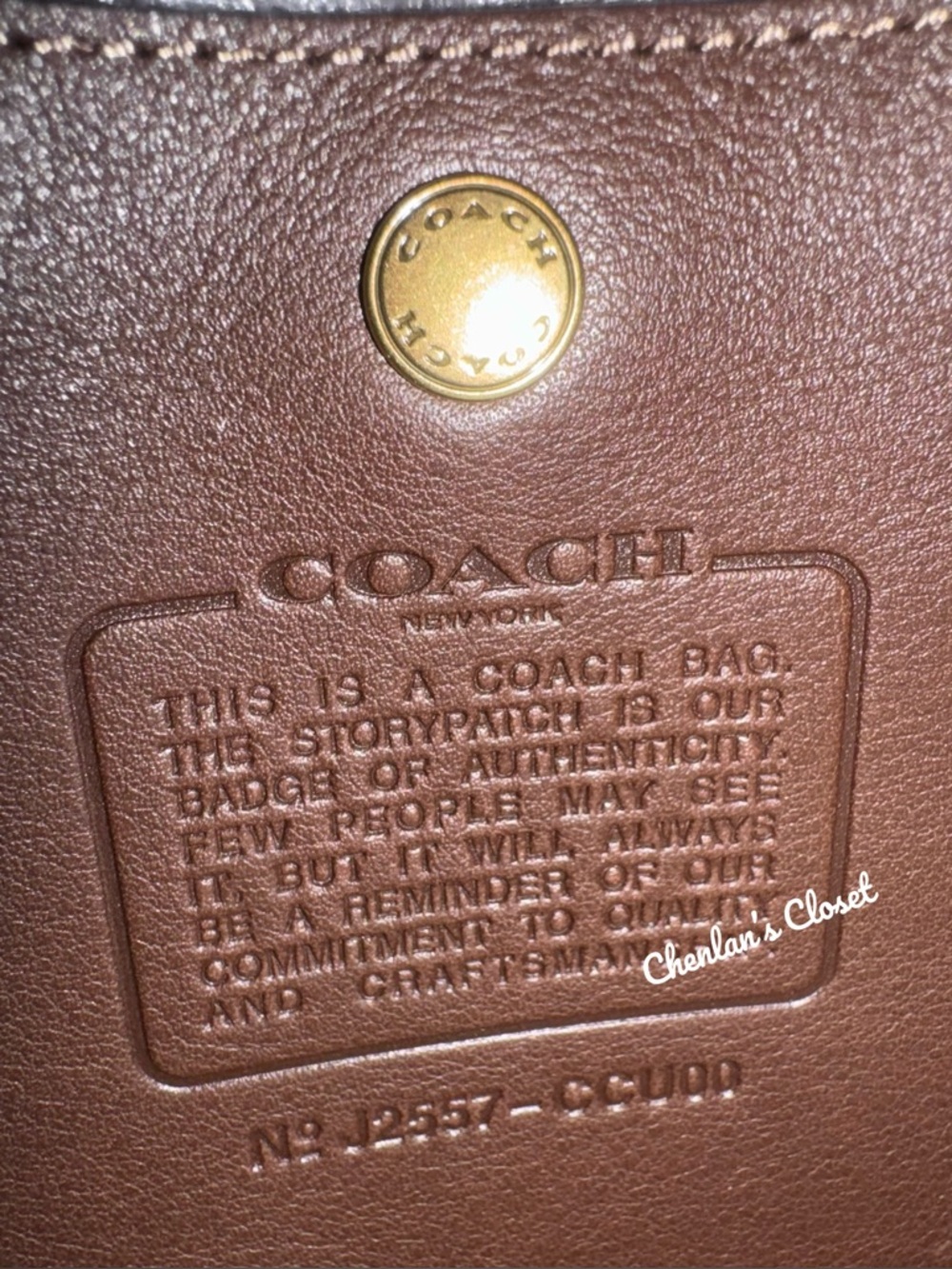 NWT Coach 34 Brooklyn Shoulder Bag 34 - Picture 10 of 12